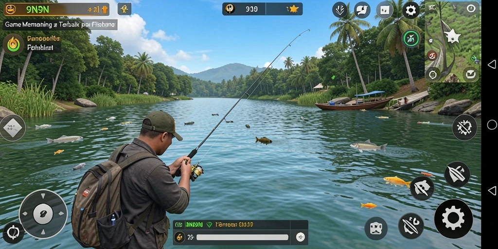 Tangkapan ikan besar di gameplay 9N9N yang seru.