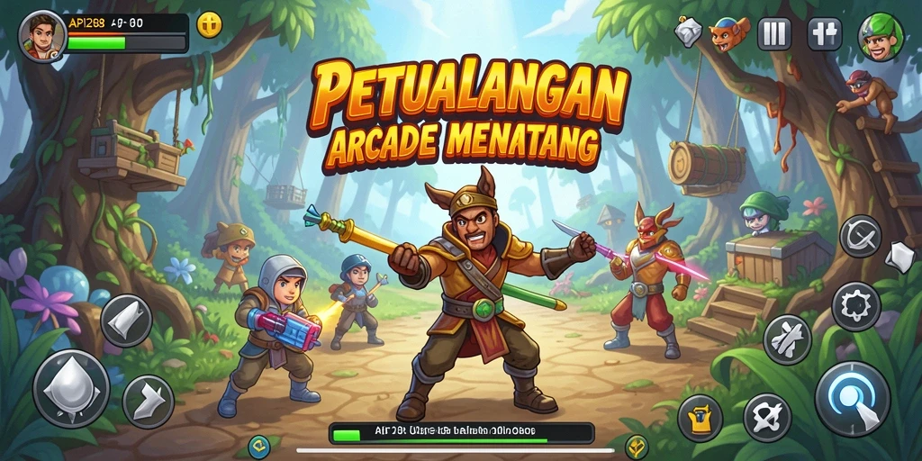 Tampilan aksi seru dalam gameplay API288 yang penuh tantangan.