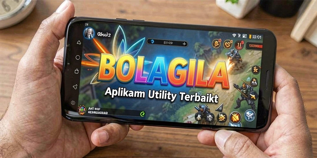 Tampilan antarmuka BOLAGILA yang memudahkan pengguna menjelajahi fitur.
