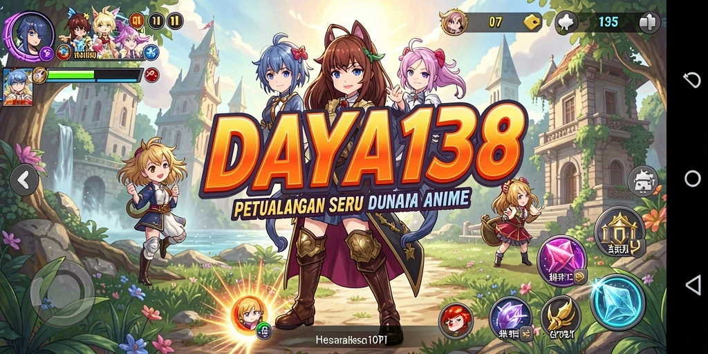Screenshot utama dari gameplay seru animasi DAYA138.