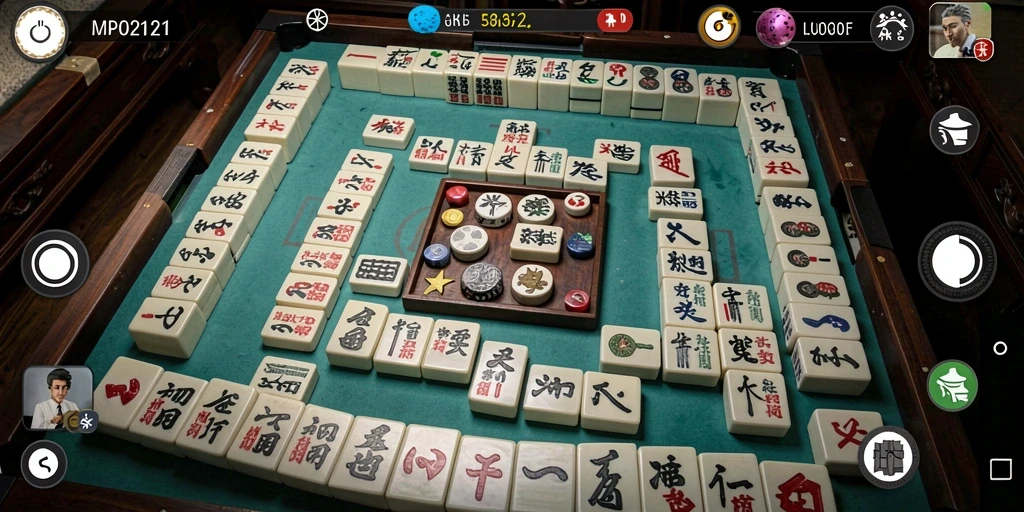 Screenshot MPO2121 menampilkan gameplay Mahjong yang menarik dan menyenangkan.