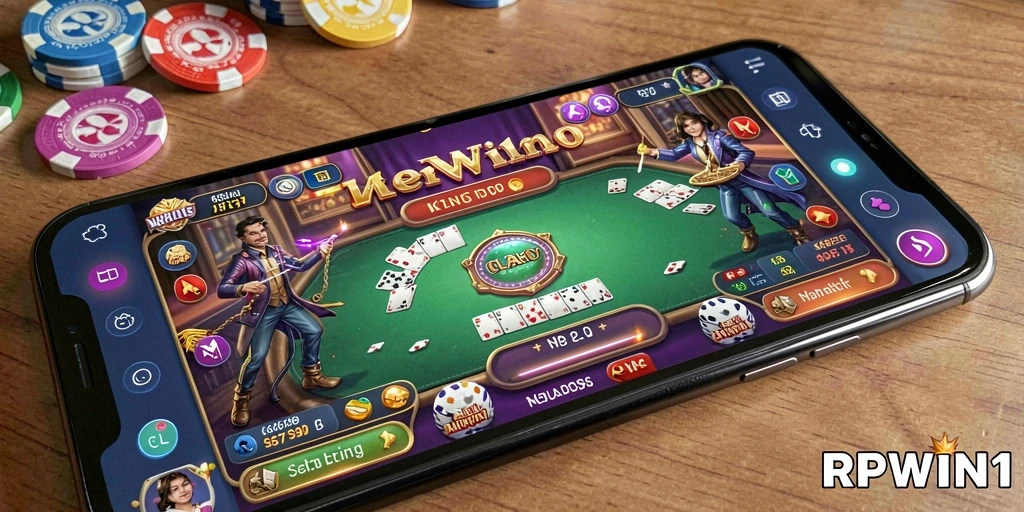 Tampilan gameplay seru di RPWIN1 dengan berbagai pilihan permainan Kasino.