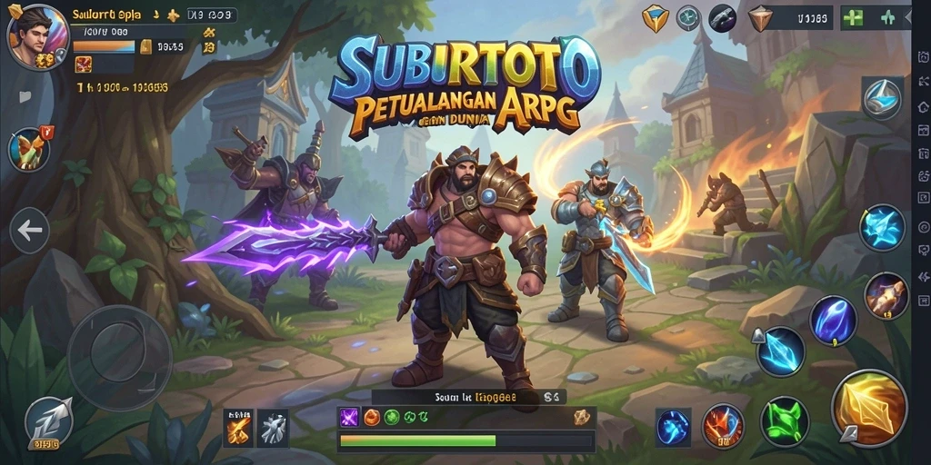 Screenshot gameplay SUBURTOTO yang menampilkan petualangan seru dalam dunia ARPG.