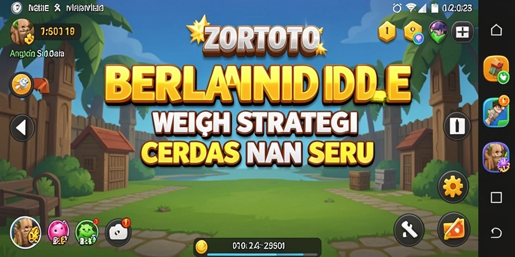 Tangkapan layar gameplay ZORTOTO yang menampilkan aksi Idle seru.
